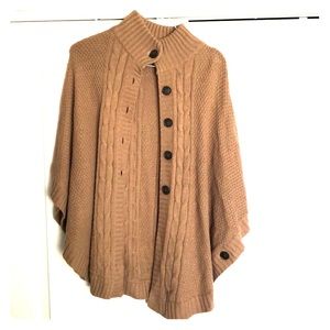 Poncho style sweater